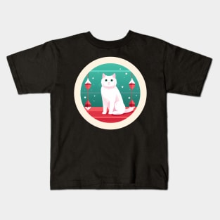 Turkish Van Cat Xmas Ornament, Love Cats Kids T-Shirt